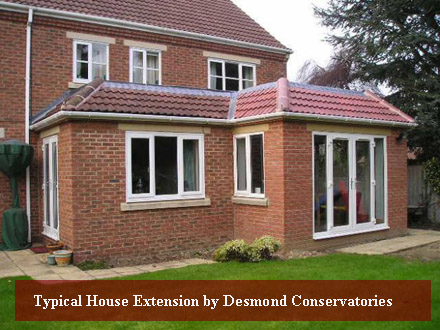 Typical House Ectension by Desmond Conservatories